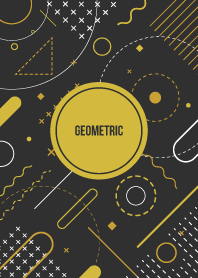 Geometric Black 77
