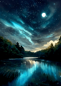 Beautiful starry night view#1352