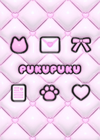 PUKUx2 Cat  - Black x Pink 2