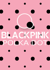 블랙 핑크 폴카 도트