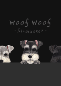 Woof Woof - Schnauzer - BLACK/GRAY