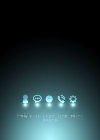 SNOW BLUE LIGHT ICON THEME @冬特集