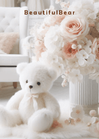 Beautiful Bear-LOVE PINK FLOWER 18