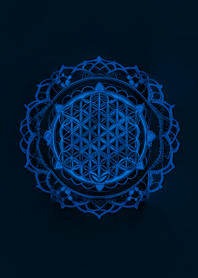 flower of life(blue gem)