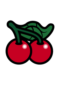 Cherries.Manga touch illustration