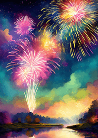 Beautiful Fireworks Theme#141