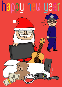 happy new year santa