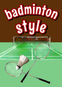 badminton style ( 羽毛球 )