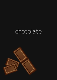 cute chocolate blocks on black