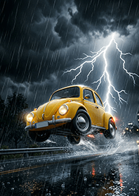 Turtle in the rain 2