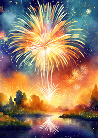 Beautiful Fireworks Theme#490