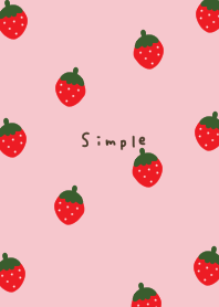 Strawberry pattern.Strawberry milk color