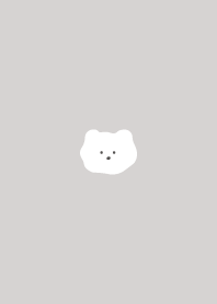 funyafunya-bear-gray/simple