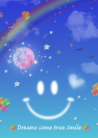 運気アップ Smile Sky Strawberry moon