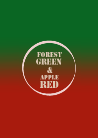 Apple Red  &Forest Green Theme