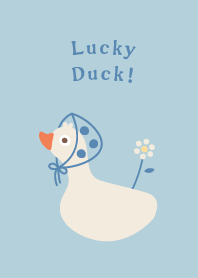 Lucky duck_blue