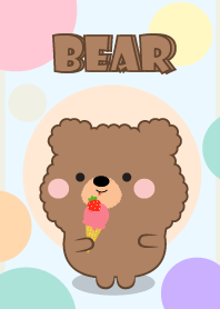 Color Cute Bear FuFu Theme