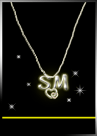 イニシャル S&M （ブラック）