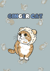 gingercat10 - mist blue