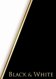 Black & White.*gold