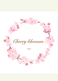 Cute Cherry blossom wreath