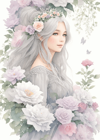 Princess and flower v.2