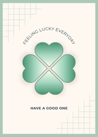 Heart and lucky  FEELING LUCKY EVERYDAY