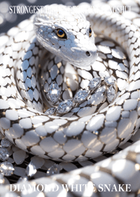 Diamond and white snake 38