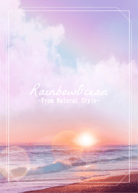 Rainbow ocean #34 / Natural style
