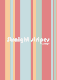Straight stripes w/ warm color