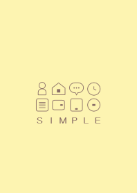 シンプル(yellow)V.575