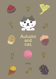 Autumn fruit and cat design01
