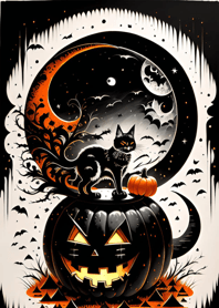 浮世絵万聖節猫 60a2f8