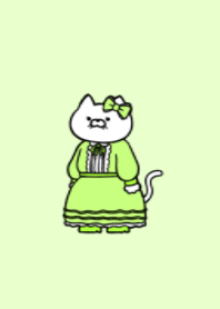 Frilly dress cat 04.