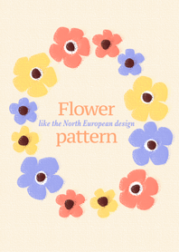 Flower pattern 2 ~North European image~