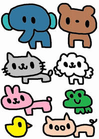 (animals x white3)