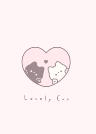 ねことハート。ダスティピンク