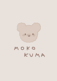 もこくま シンプル #ピンクベージュ