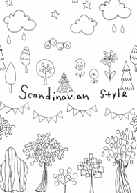 かわいい北欧シンプル模様・13