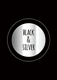 Black & Silver (Bicolor) / Line Circle