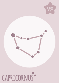 摩羯座 標誌'紫色的 粉色的'