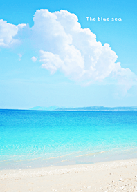 The blue sea