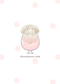 Toy poodle and Soda -strawberry-