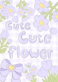 cute cute flower (purple)
