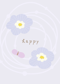 Flowers butterflies twirl18 from Japan