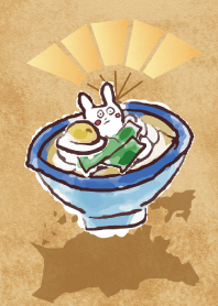 Usagi udon noodle happy new year