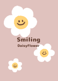 Smiling Daisy Flower  - Brown+ 09