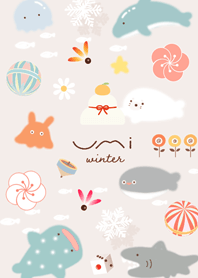 pinkbrown Loose sea winter vacation 08_2