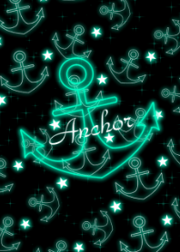 Anchor pattern -Neon style-