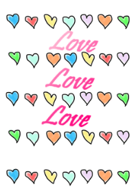 Rainbow heart summer***